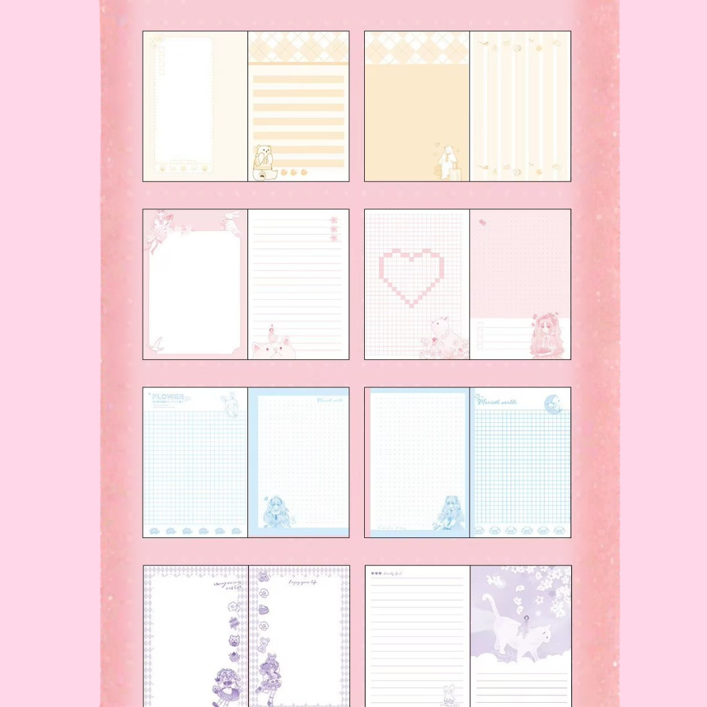 Блокнот с канцелярскими пренадлежностями,детский в подарочной упаковке набор для девочек 390х240 см,фиолетовый Каменец-Подольский - изображение 4