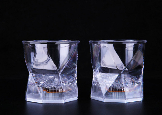 Светящийся Led стакан низкий, для виски бокал Luminous Cup стакан с подсветкой Кременчуг - изображение 2