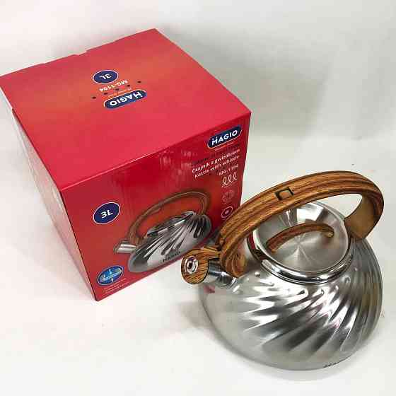 Чайник газовий нержавіюча сталь, Якісний чайник для газової плити з нержавіючої сталі якісний EK-21 Львів