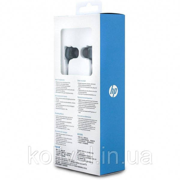 Навушники з мікрофоном HP DHE-7003 (мобільна гарнітура) Volume Control Black (DHE-7003) Київ - фото 3