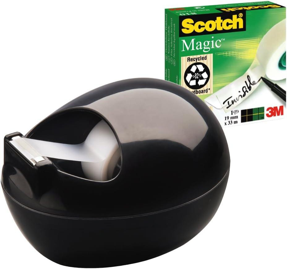 Диспенсер для скотчу Scotch Magic від Каріма Рашида чорний з рулоном 19 мм x 7,5 м Київ - фото 1