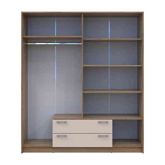 Шкаф для одежды Doros Ронди Дуб Артизан/Кашемир 4ДСП 160х52х195 DRS-011662 (80737825) Львов