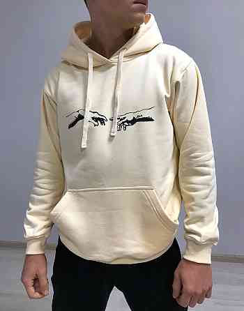 Теплий спортивний костюм унісекс з принтом — "Створення Адама". Чернівці