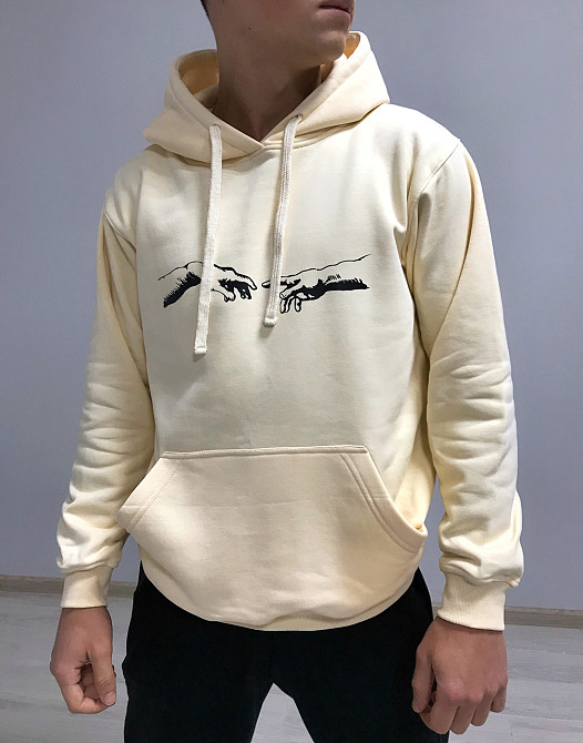 Теплий спортивний костюм унісекс з принтом — "Створення Адама". Чернівці - фото 3