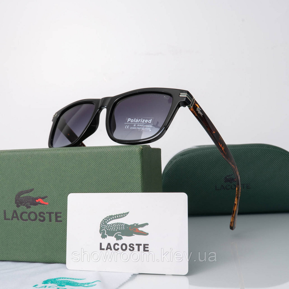 Сонцезахисні чоловічі окуляри Lacoste з поляризацією (229) Київ - фото 3