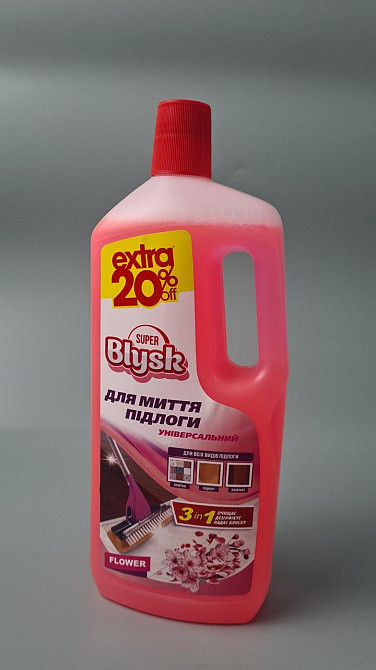 Засіб для миття підлог Super Blysk Квітковий 1500 мл (1 шт.) Харків - фото 1