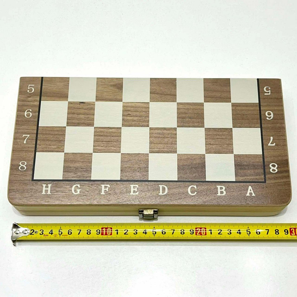 Шахи дерев'яні класичні магнітна дошка 30x32 см (TD202306) Чернігів - фото 4