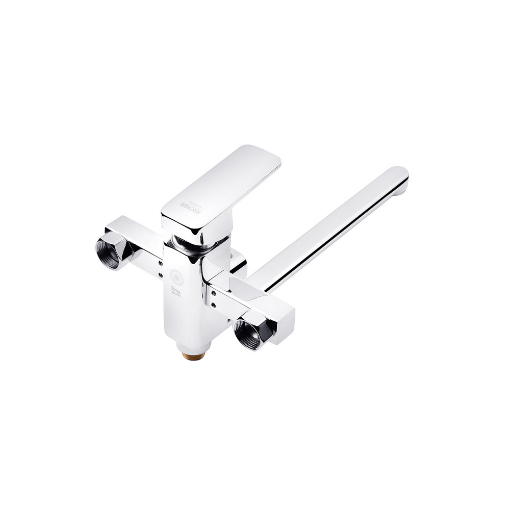 Змішувач для ванни Kroner KRM Ems - C070 з душовим гарнітуром, хром Київ - фото 4