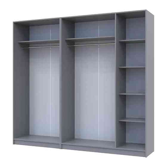Шкаф для одежды Doros Промо Серый 2+3 ДСП 225х48х204 DRS-011628 (80737767) Днепр
