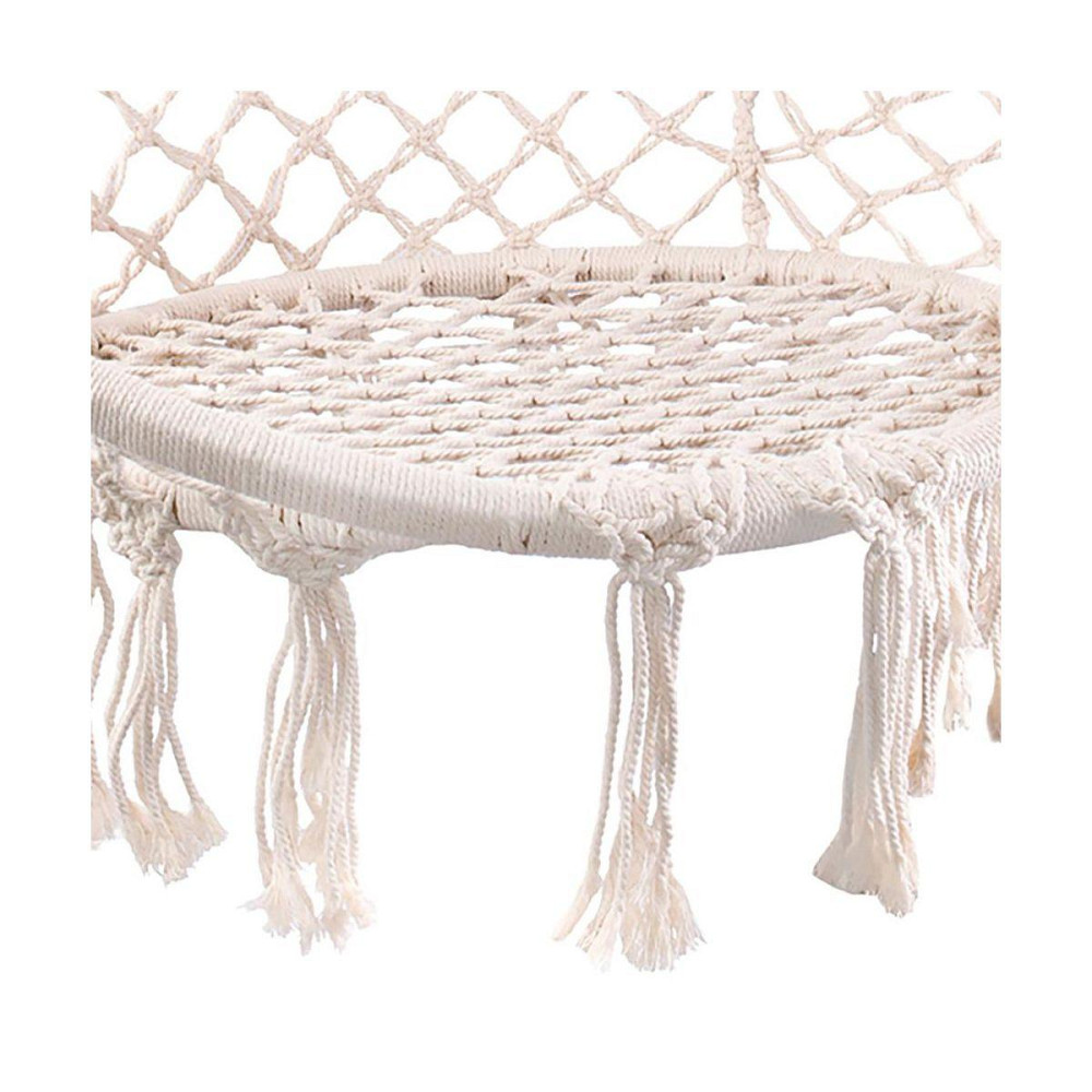 Підвісна мотузкова гойдалка крісло Mirpol бежева Київ - фото 3