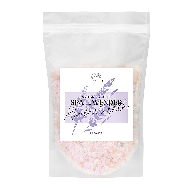 Соль для ванны SPA Лаванда Lunnitsa 300 г Киев - изображение 1