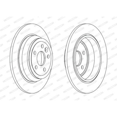 Тормозной диск FERODO DDF2607C Винница - изображение 1