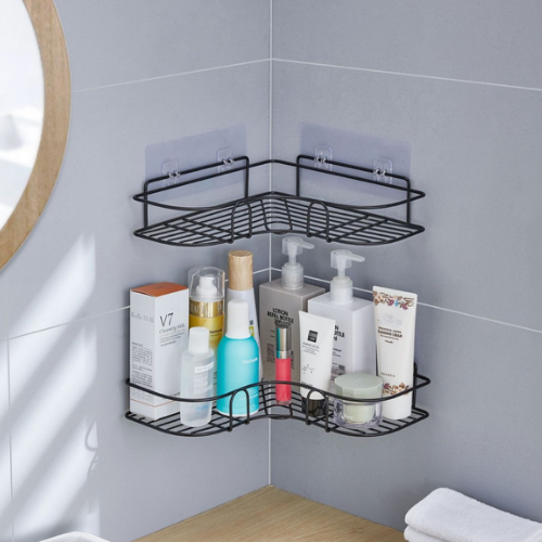 Полиця для ванної кімнати навісна трикутна метал Євроголд Житомир