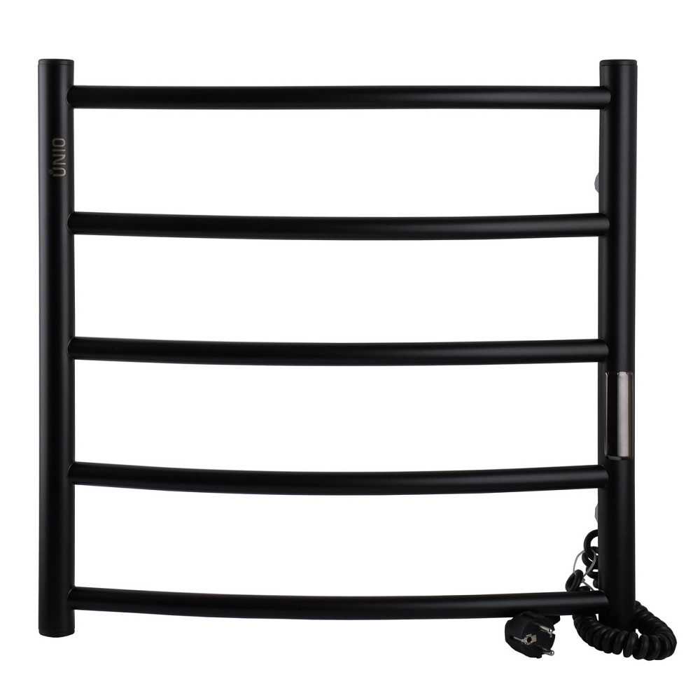 Рушникосушарка UNIO LD ЕU 500-500-5 BLK Лесенка Дуга электро черная Киев - изображение 1