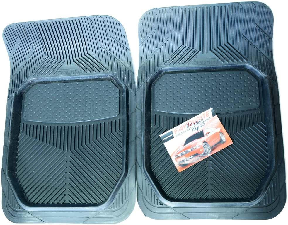 Килимки салону гумові універсальні,Favorit ПЕРЕД, к-т (2шт.) Київ - фото 2