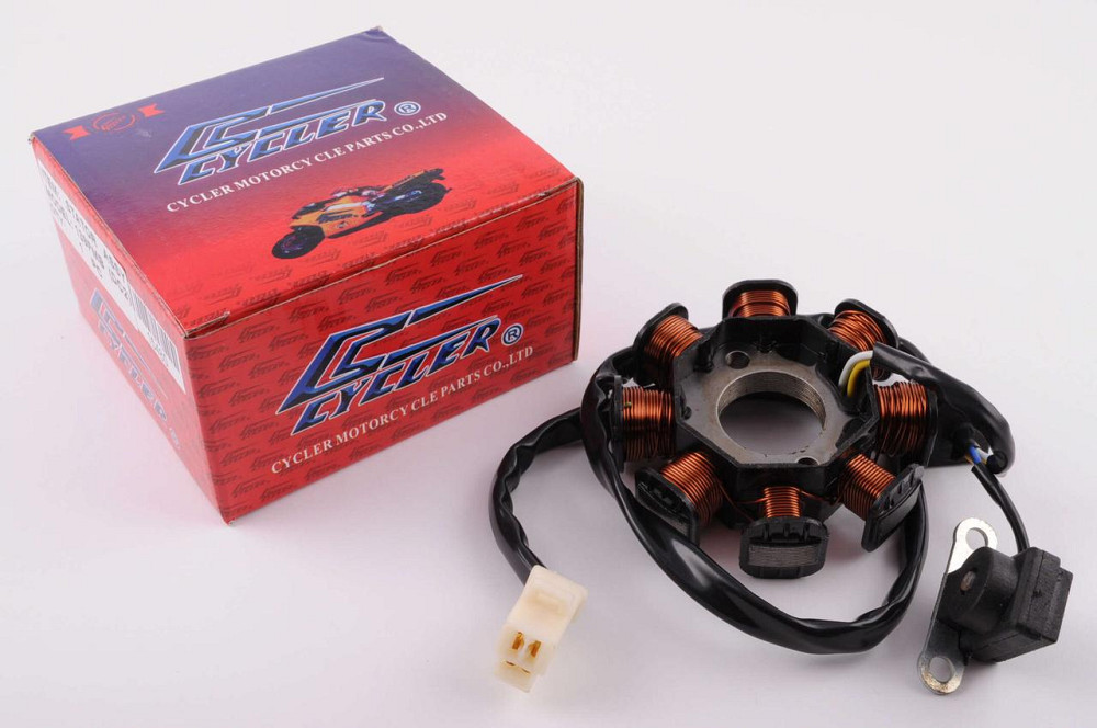 Статор генератора скутер Хонда Дио ZX (8 катушек) Мукачево - изображение 1