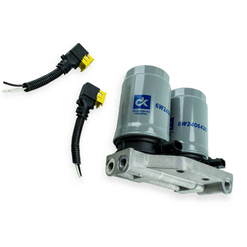 Фільтр КАМАЗ тонкого очищення в сб. з підігрівом (ДК) DK паливний Мукачево - фото 1