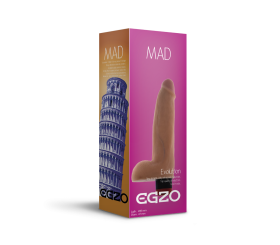Вібратор EGZO Ciberskin V002 ( 20 см х 4,7 см ) Sex Aura Київ