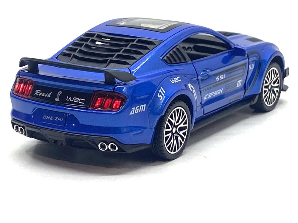 Машинка металева TK Union Group Ford Mustang Shelby 1:32 світло звук Синя (GT-1712) Чернігів - фото 3