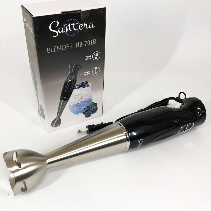 Портативний блендер для змішування, Подрібнювач для кухні металевий, Блендери кухонні XM-42 Івано-Франківськ - фото 3