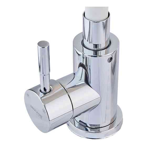 Кухонный смеситель Mixxus SUS-011 хром с белым отражающим покрытием (нержавеющая сталь) Харьков