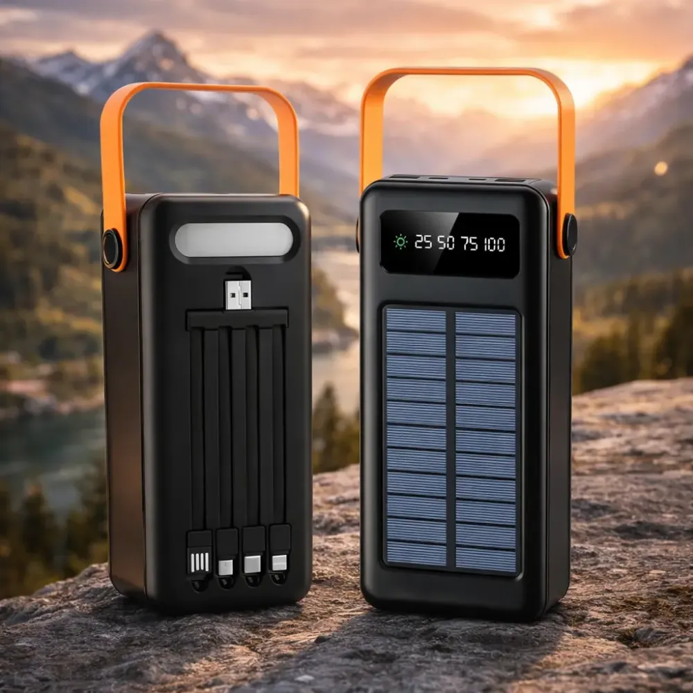 Внешний аккумулятор / Повербанк YM-636CX 60000mAh / Power Bank SOLAR 4хUSB Коломыя - изображение 1
