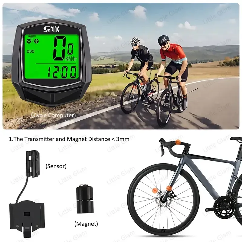 Велокомпьютер SunDING SD-568AE с 23 функциями Киев - изображение 1