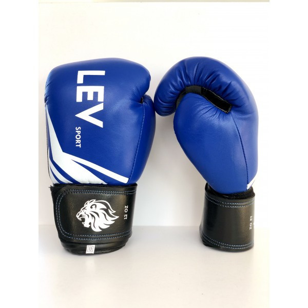 Перчатки боксерские LEV-SPORT (комби) 12 oz Вишнёвое - изображение 2