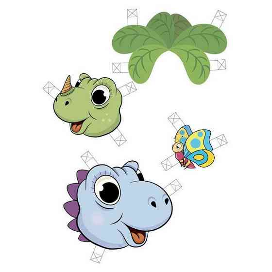 Дитячий набір творчості Об'ємні аплікації "Диносвіт" 1505001 Вінниця