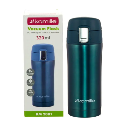 Термос 320мл нержавіюча сталь KAMILLE 2087 Житомир - изображение 10