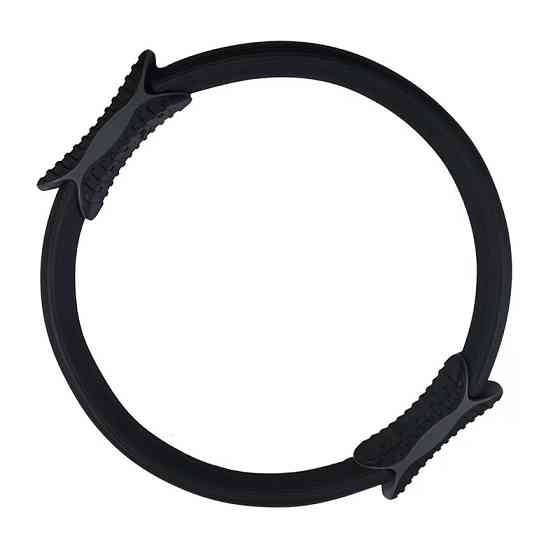 Кольцо для занятий пилатесом, диаметром 38 см,черный Каменец-Подольский