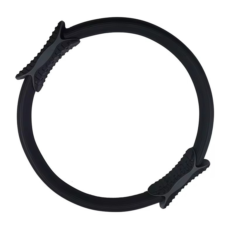Кольцо для занятий пилатесом, диаметром 38 см,черный Каменец-Подольский - изображение 1