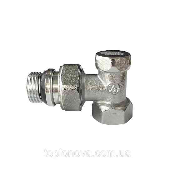 Кран радіаторний кутовий SOLOMON 1/2" з гумовим ущільнювачем 160405 під ключ Чернівці
