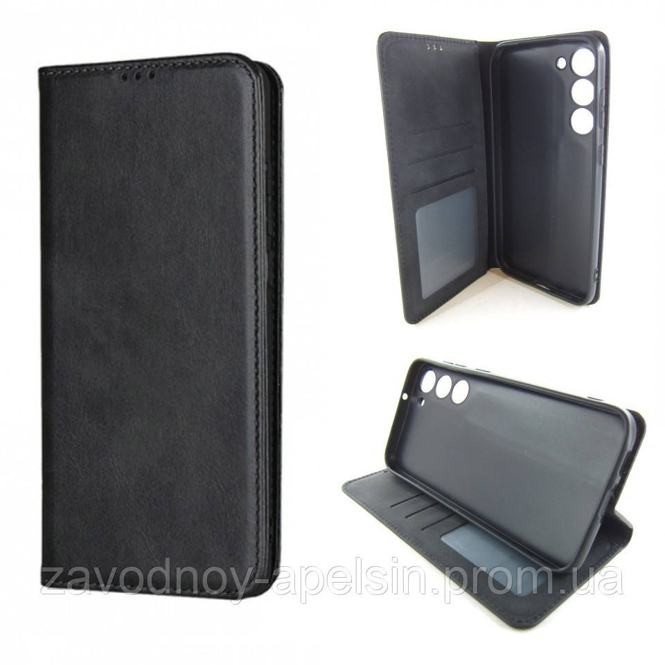 Чохол-книжка Samsung S23 Plus S916 Захист камери (чорний) Одеса - фото 1