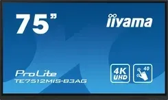 Інтерактивна дошка Iiyama Te7512Mis-B3Ag 75 Monitor Dotykowy (TE7512MISB3AG) Київ - фото 1