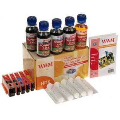 Комплект перезаправних картриджів WWM CANON MG5440/MG5540/MG6440 +chip (RC.CLI-451) Вінниця