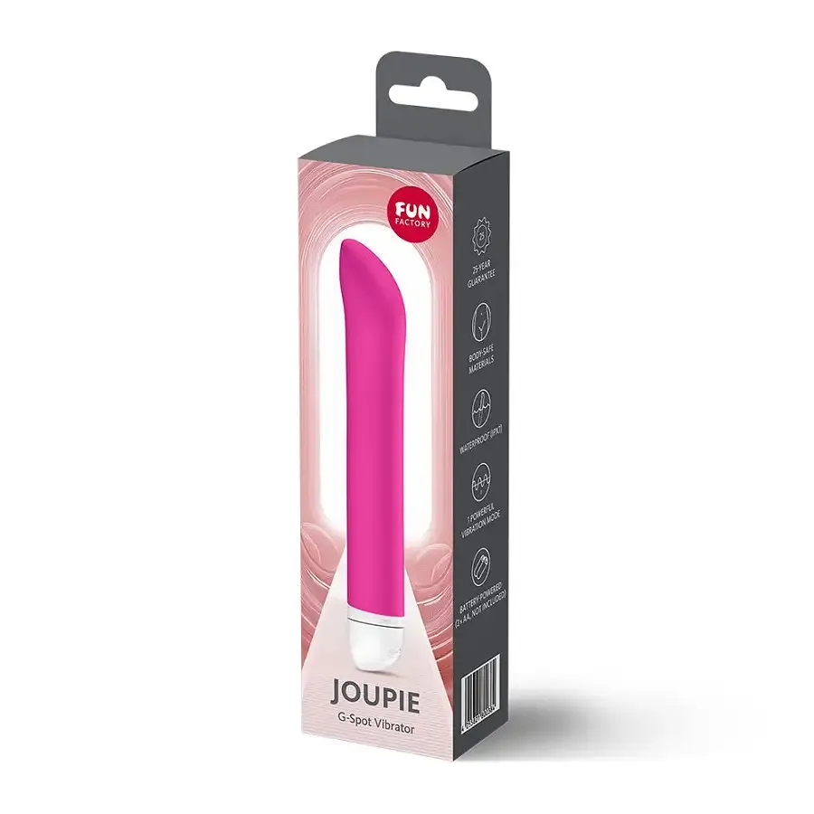 Вибратор для точки G Fun Factory JOUPIE Magenta, диаметр 2,5 см, на батарейках Львов - изображение 5