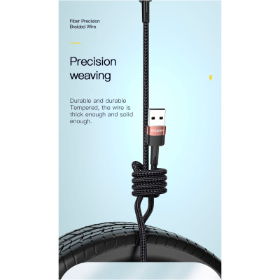 Дата кабель USB 2.0 AM to USB-C 3.0m 7A black Essager (EXCT-XCC01) Вінниця - фото 2