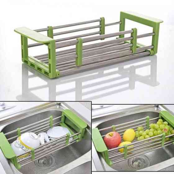 Многофункциональная Складная Кухонная Полка Kitchen Drain Shelf Rack V3041 Сумы