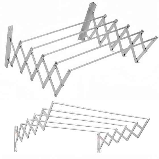 Настенная сушилка для белья выдвижная,100х70х26,5см,SKLM-4 SBR Киев