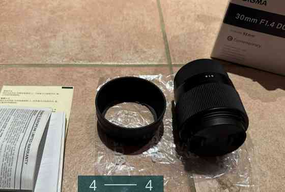 Об'єктив SIGMA 30mm F1.4 DC DN (E-mount) Київ