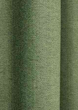 Шторна тканина Шеніл однотонний колір зелений 1684ш Київ