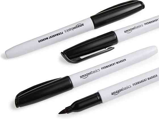 Маркері перманентные Amazon Basics 24 шт набор цветных быстросохнущих водостойких тонких Киев