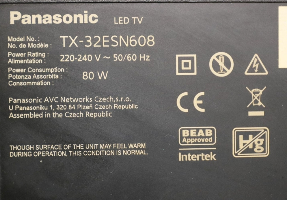 Телевізор Panasonic TX — 32ESN608 32" Дюйма. Київ - фото 1