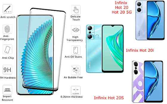 Захисне скло HyperGlass Pro для Infinix Hot 20, Hot 20 5G, Hot 20i, Hot 20S – максимальна чутливість та захист Київ