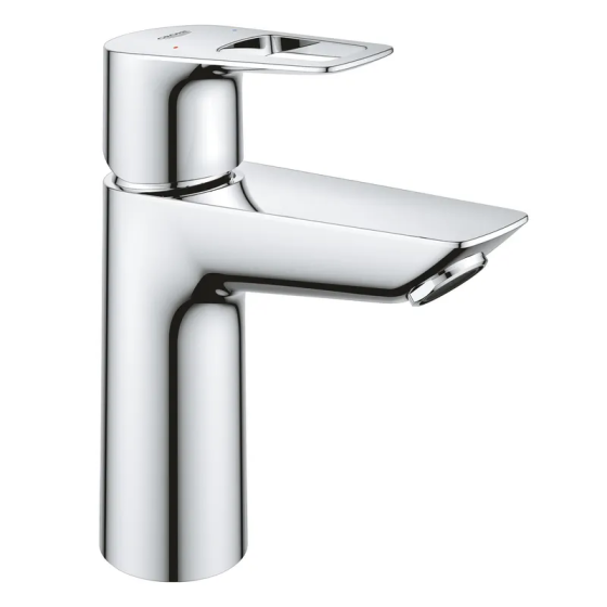 Одноважільний змішувач для раковини M-Size Grohe BauLoop New з нажимним донним клапаном   ( 23886001 ) 29721 Харків