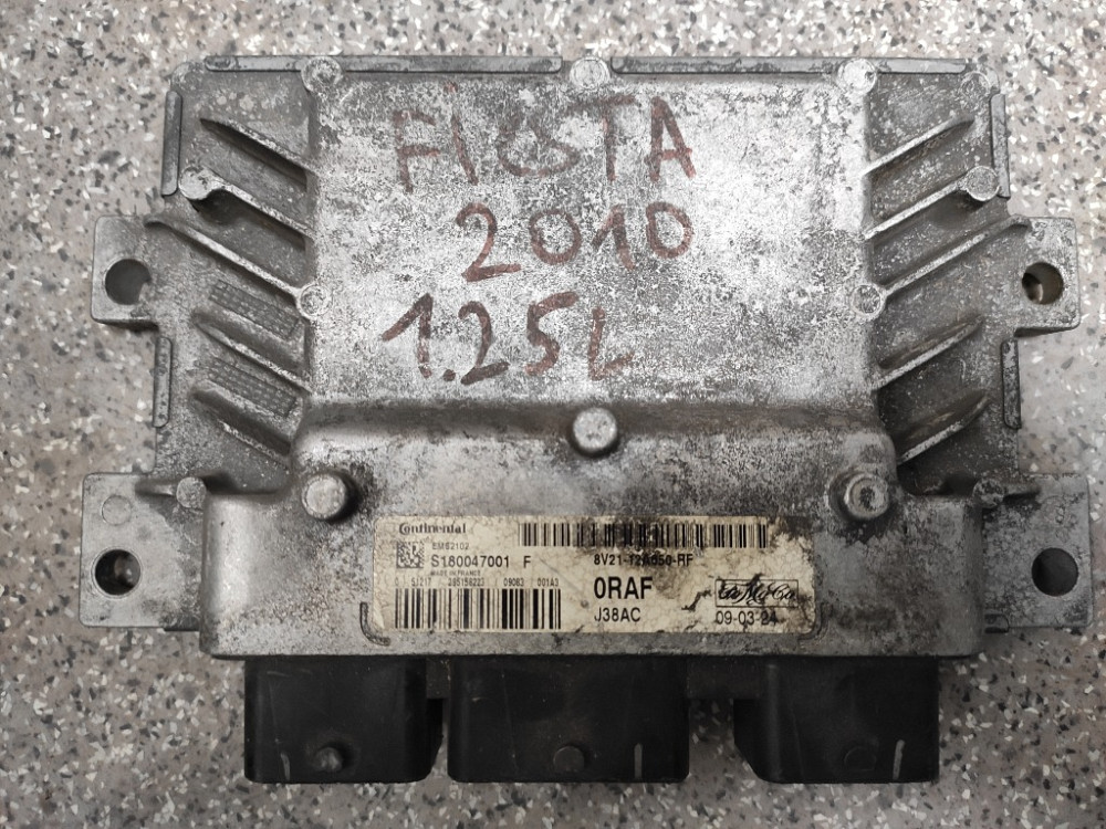 Блок керування двигуном Ford Fiesta 1.25 бензин 2010-2013 (8V21-12A650-RF) Ковель - изображение 3