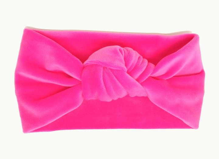 Повязка на голову модный тренд ярко-розовая Киев - изображение 1