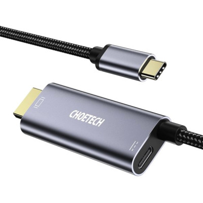 Кабель мультимедійний USB-C to HDMI M 1.8m 4K60Hz Choetech (XCH-M180GY) Вінниця - фото 1