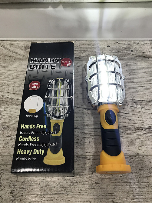 Ліхтарик на батарейках світлодіодний Handy Brite на магніті 3W COB LED потужність: 3W COB LED Кам'янське - фото 1